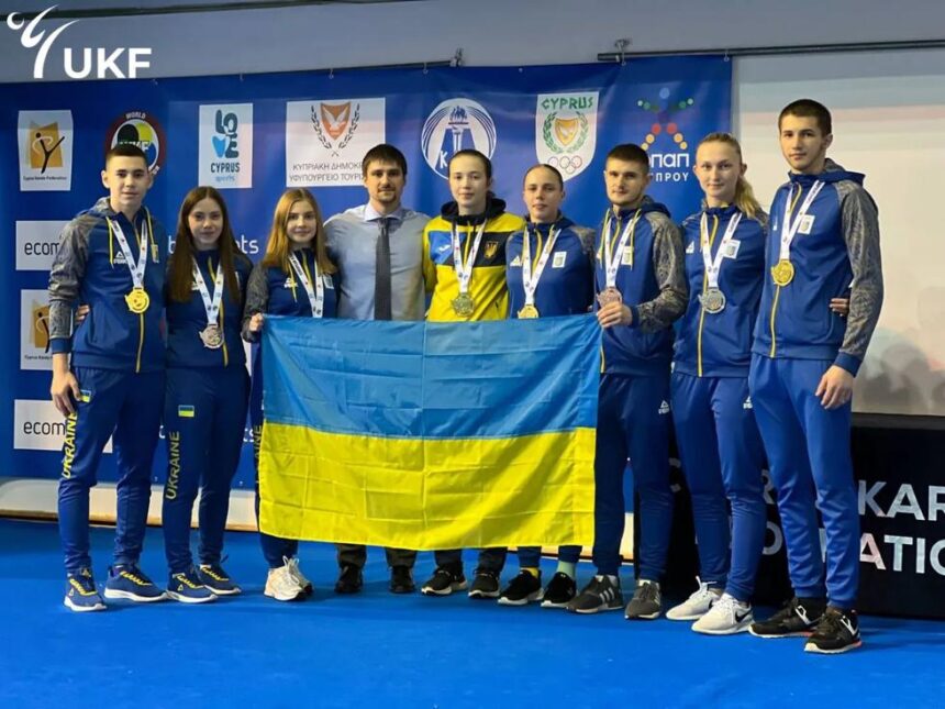 Ларнака-2023: юні українці знову у топ-трійці кращих у Європі. Серед них Гела Кірія та Дарія Булай.
