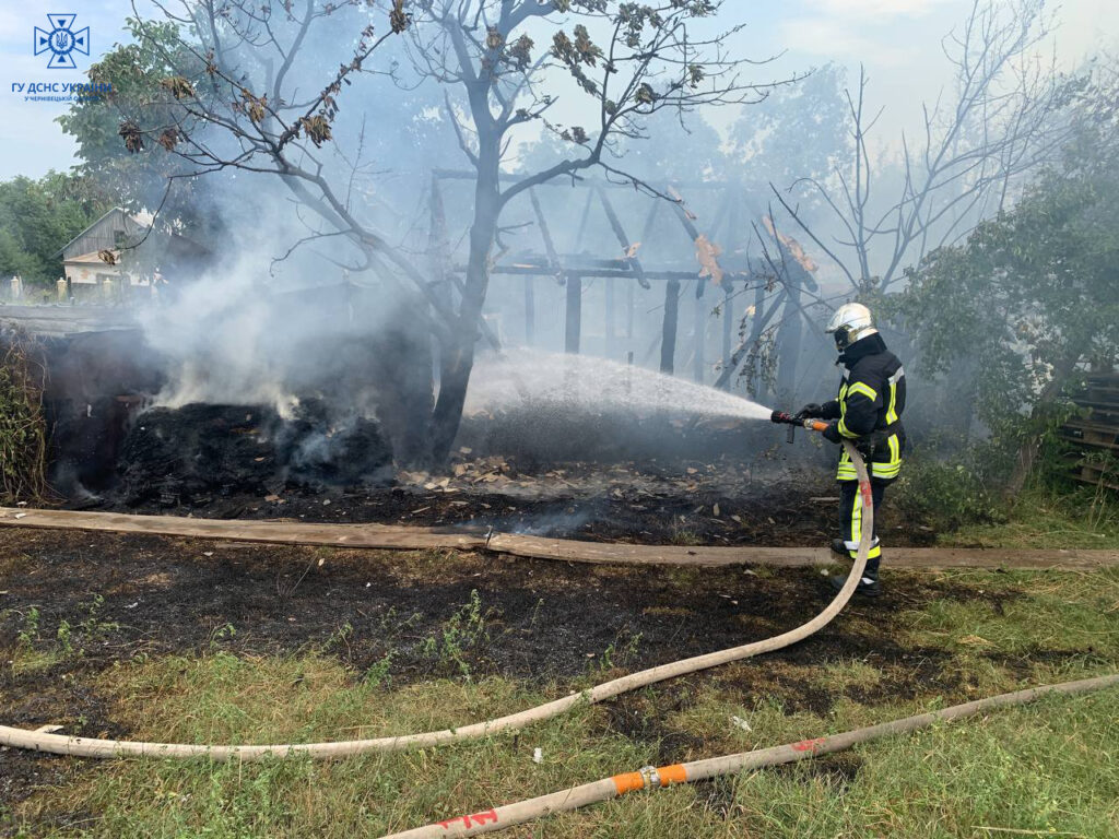 Чернівецька область: рятувальники ліквідували 4 пожежі