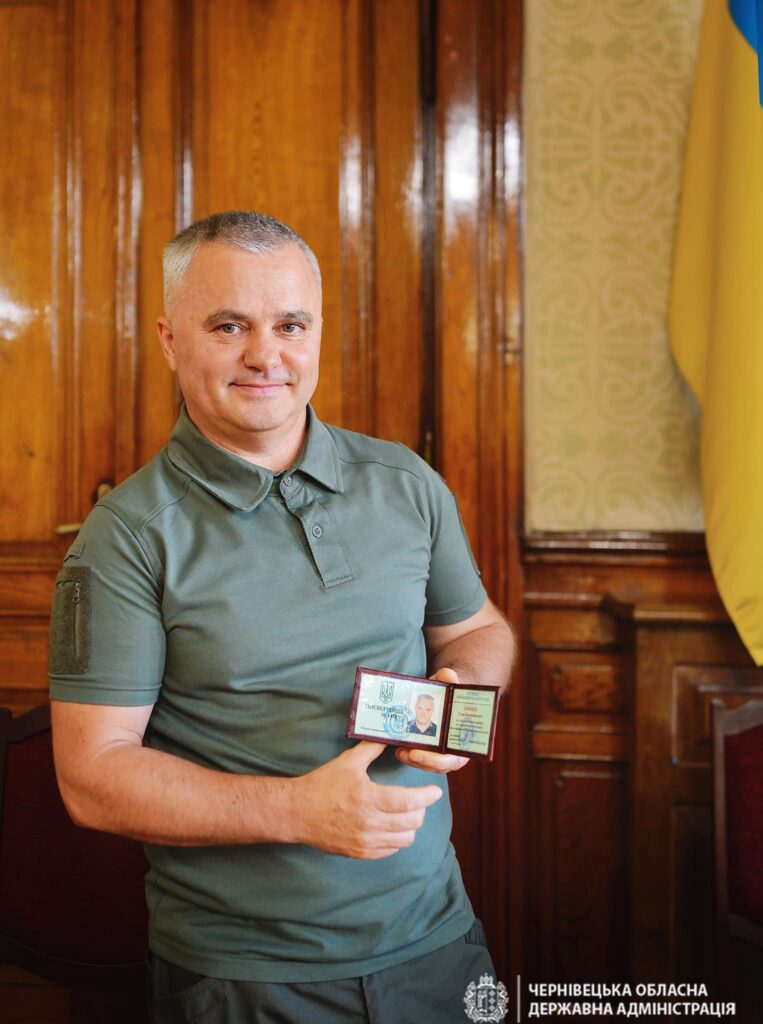 Вже офіційно: Руслан Домніцак став заступником начальника Чернівецької ОВА з оборонних питань